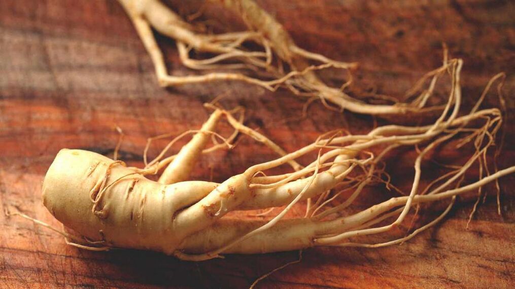 Rădăcina de ginseng pentru a crește potența